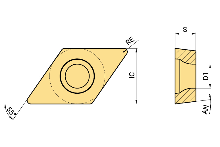 DCGT 11T304E-UM AP100U