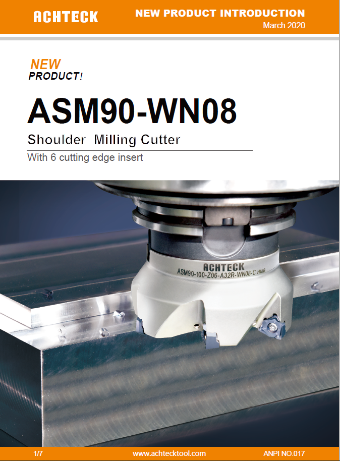 ASM90-WN08 Shoulder Milling Cutter