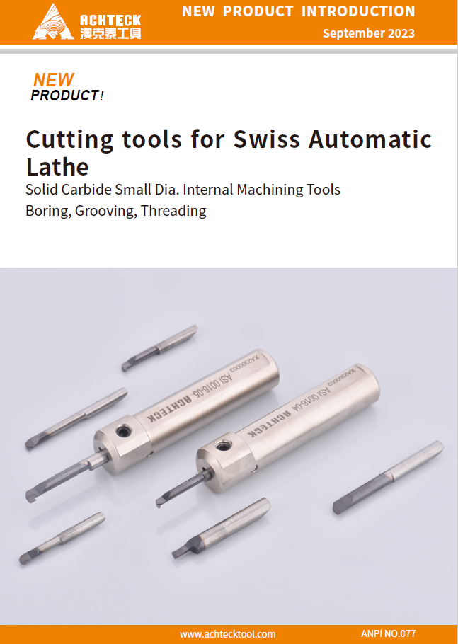 ASI Cutting tools for Swiss Automatic Lathe