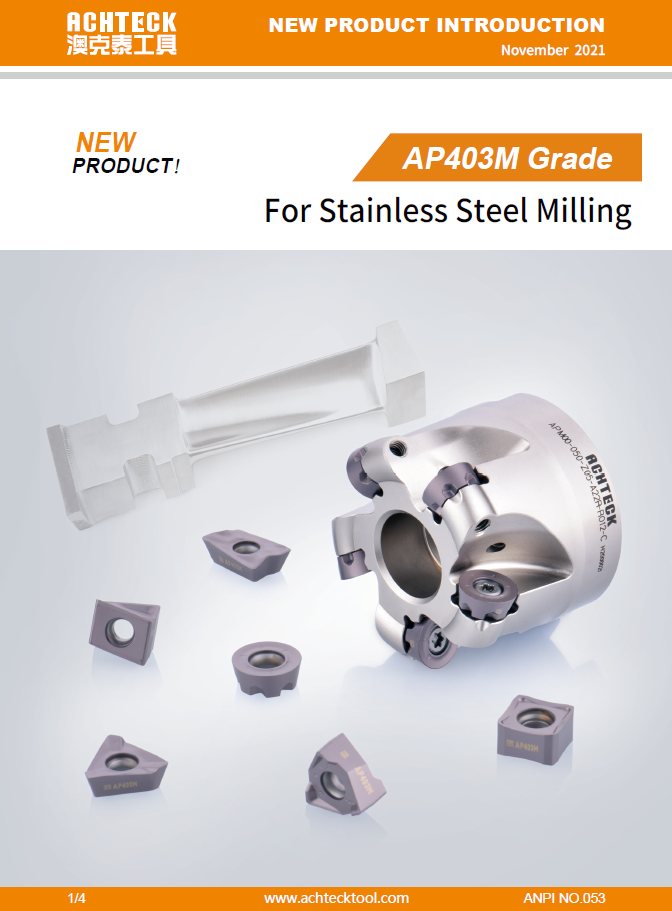 AP403M For Stainless Steel Milling