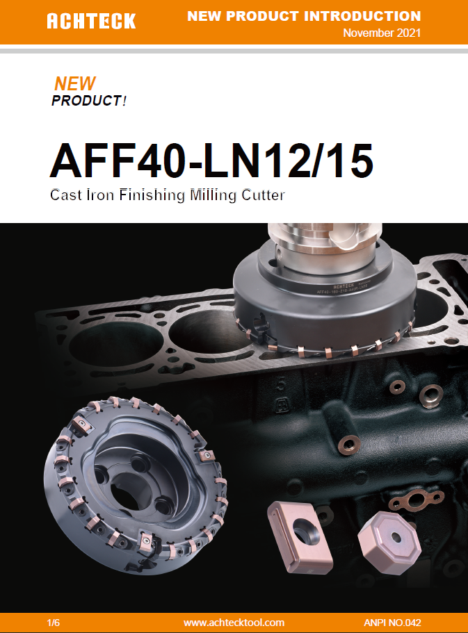 AFF40-LN12 15 Cast Iron Finishing Milling Cutter