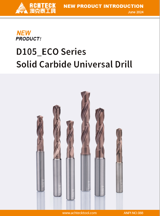 D105 ECO Series Solid Carbide Universal Drill