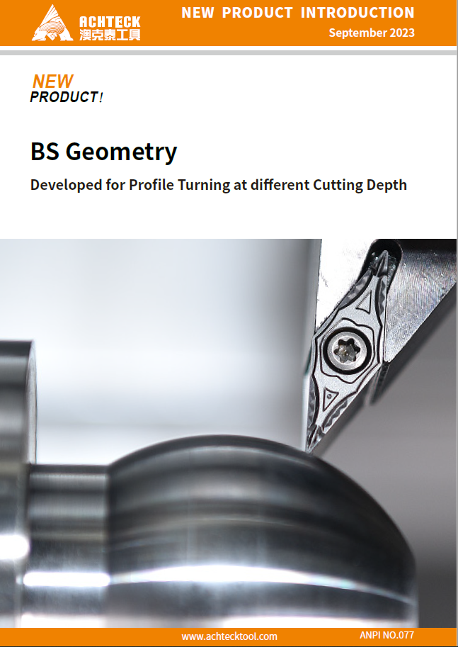 BS Geometry Developed for Profile Turning at different Cutting Depth