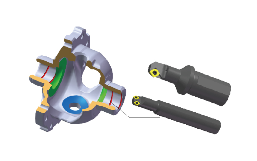Oil Guide Groove Machining